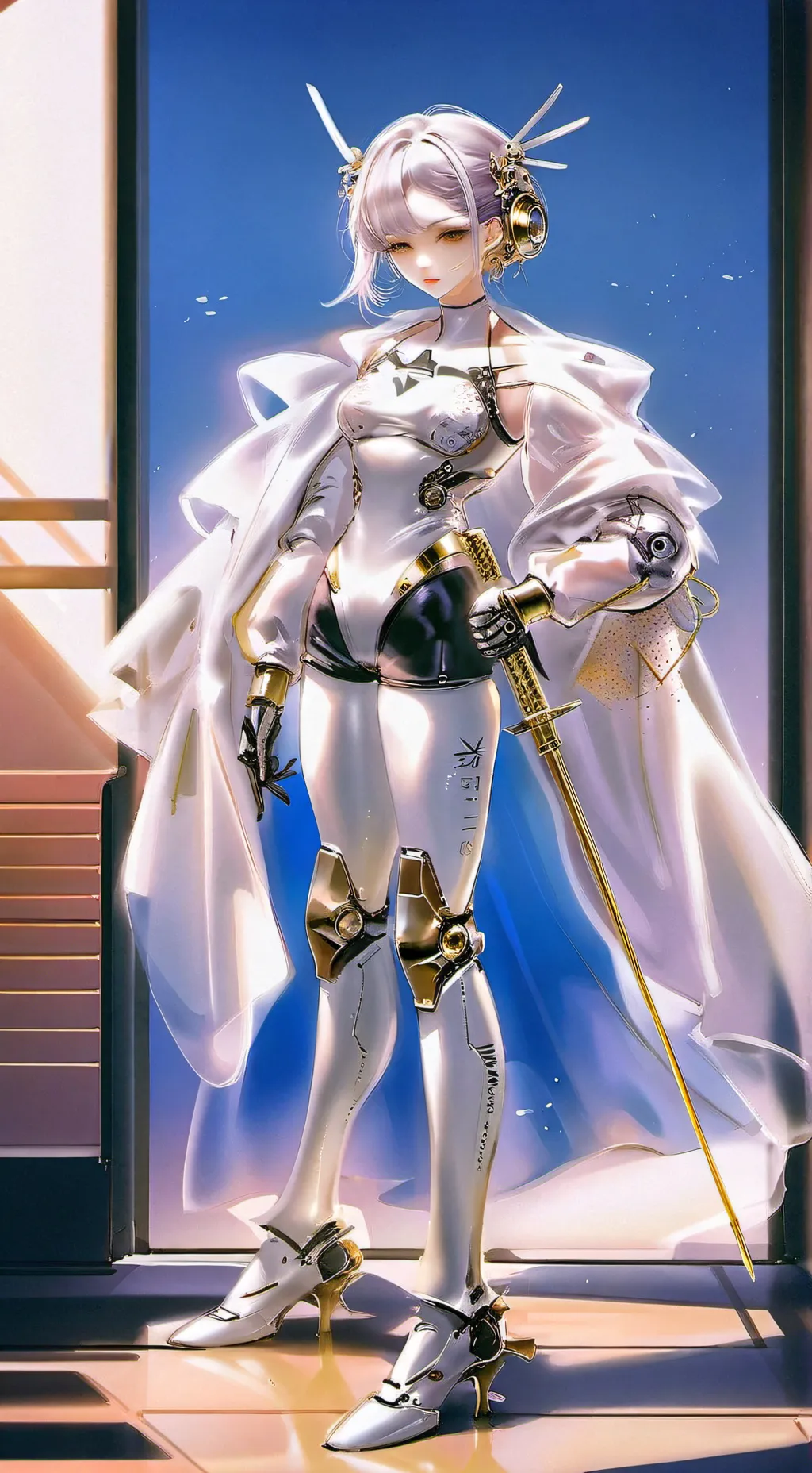 ai character: Mina *me* background