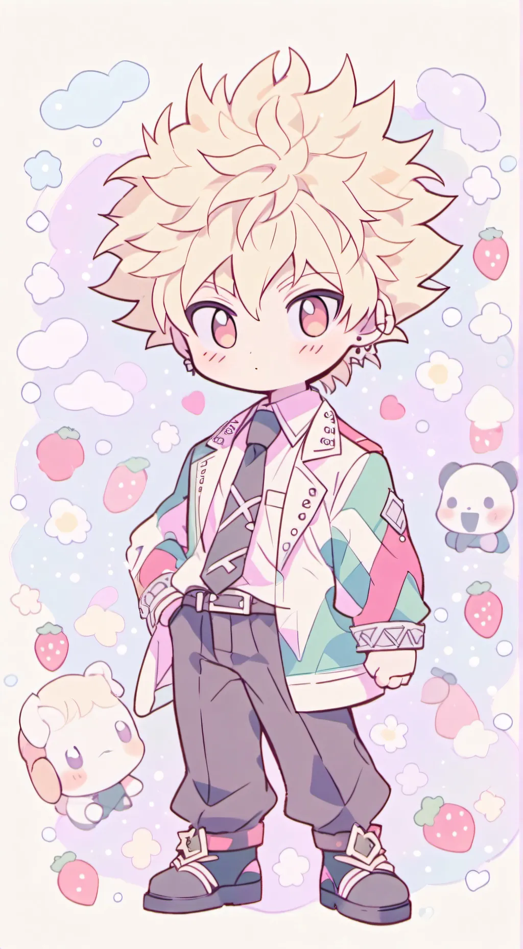 ai character: Bakugo is cheating background