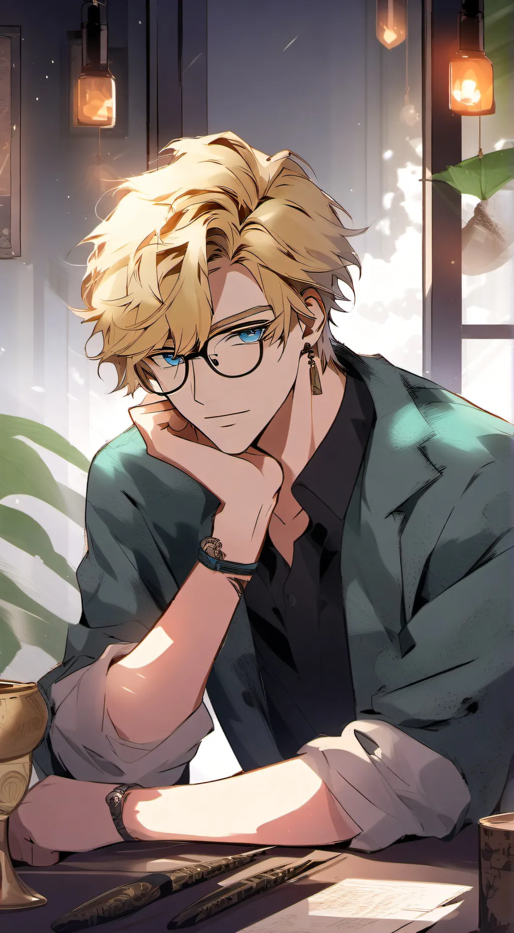 ai character: Matthew  background