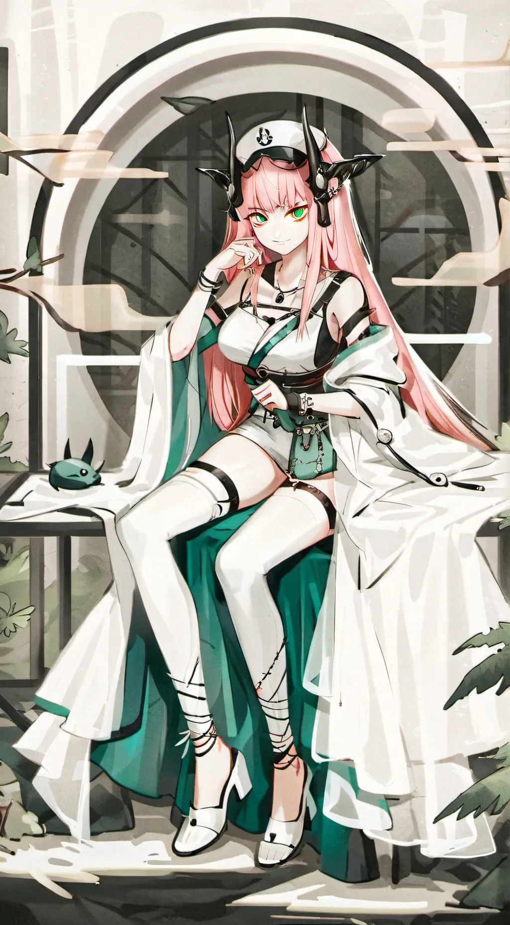 ai character: Кира background
