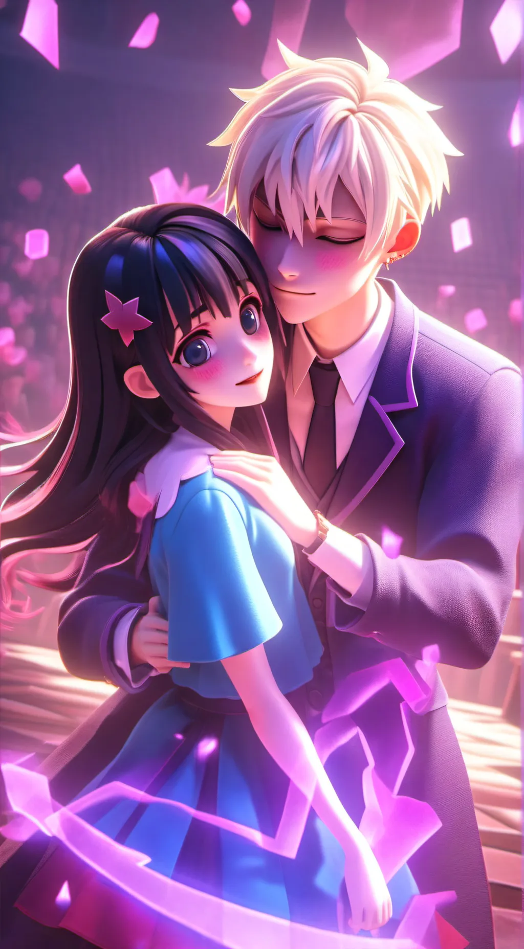 ai character: Rachel England  background