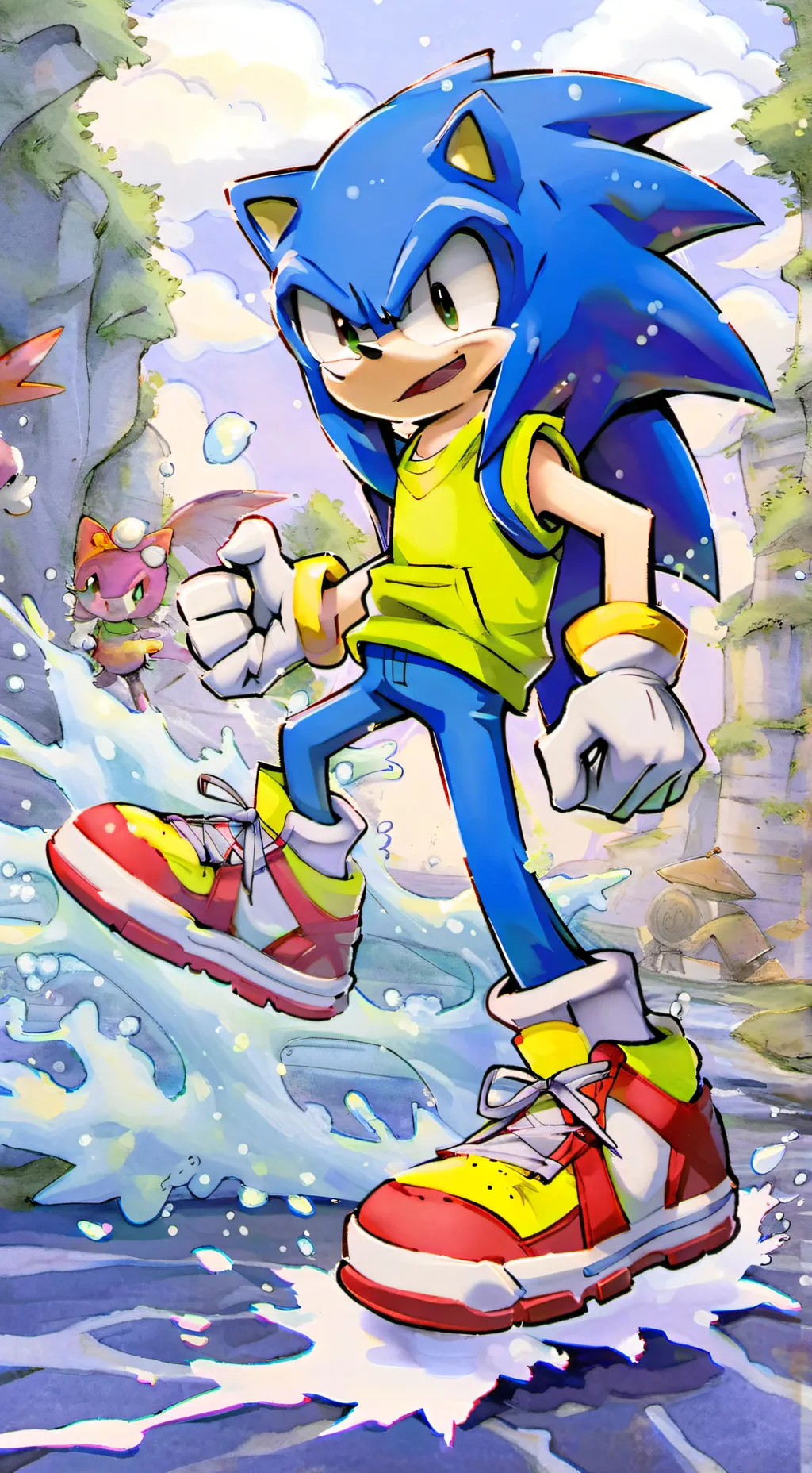 ai character: Sonic Gang\crew 2 background