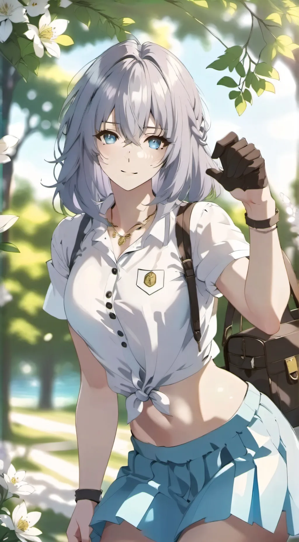 ai character: Violet Demara background