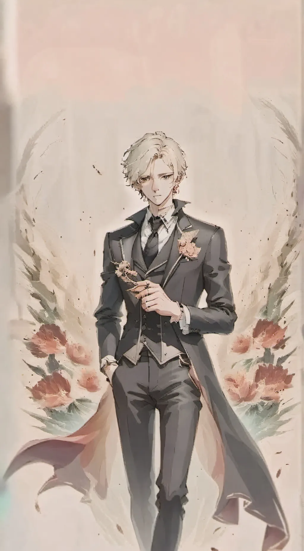 ai character: draco Malfoy  background