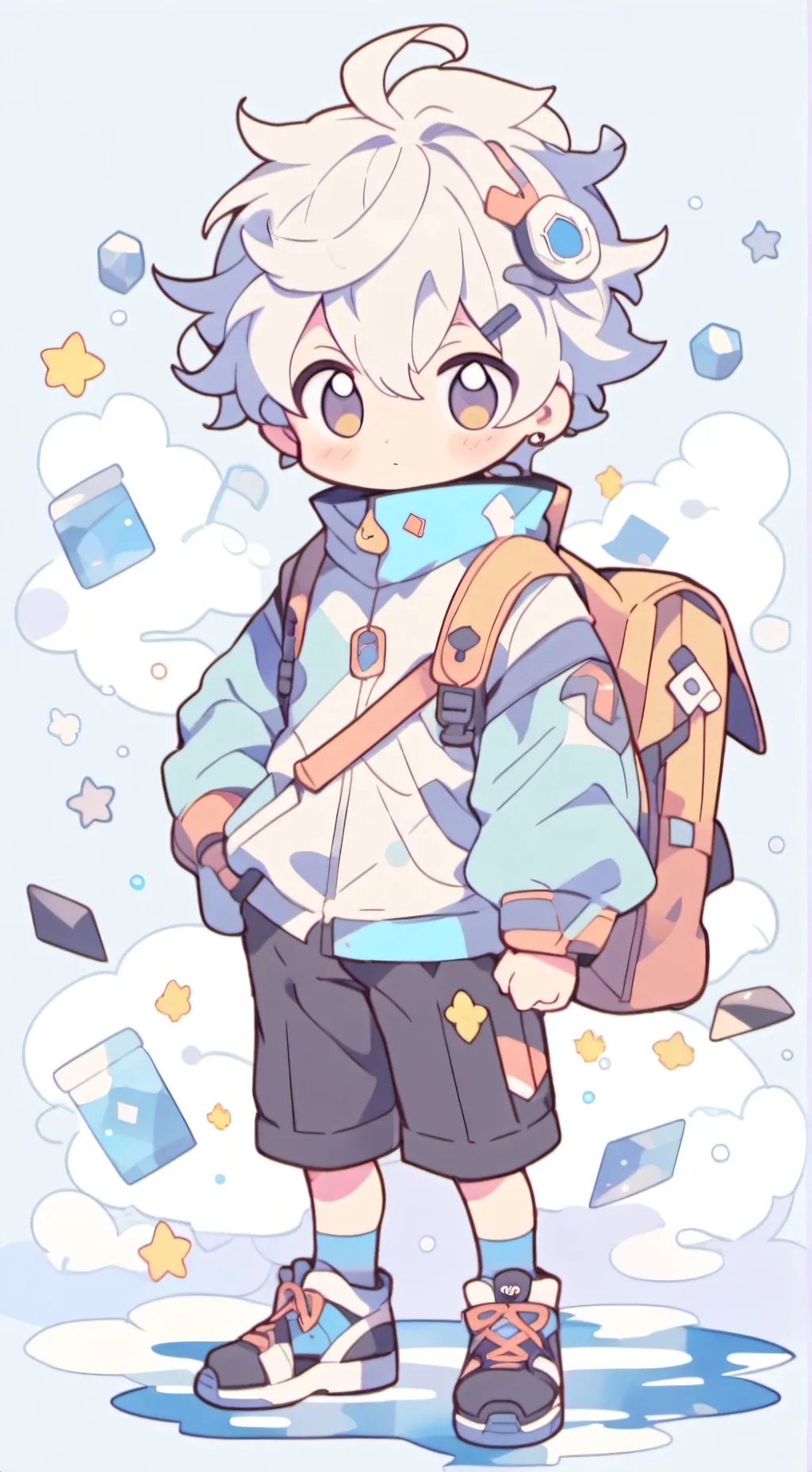 ai character: buzzy background