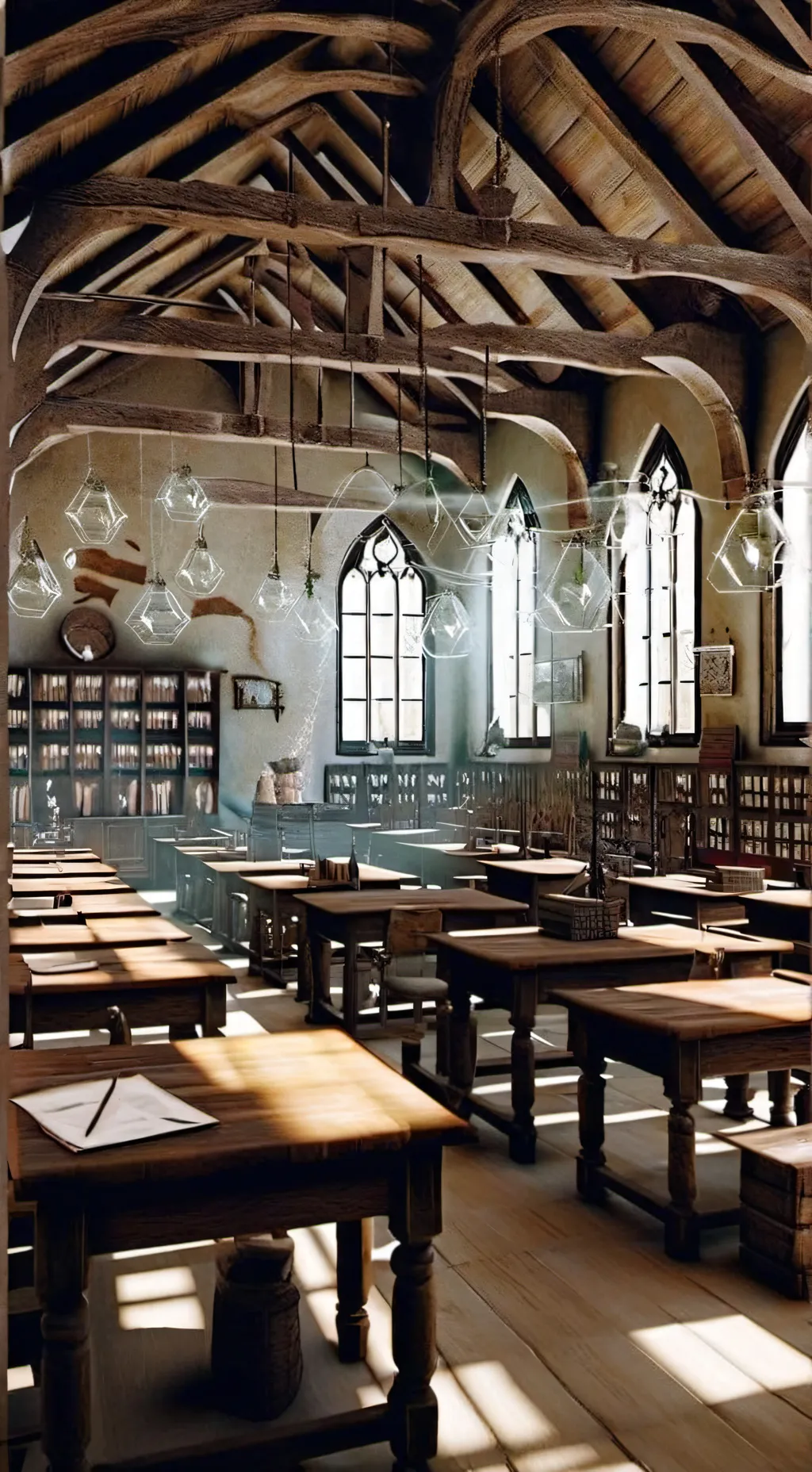 ai character: Hogwarts background