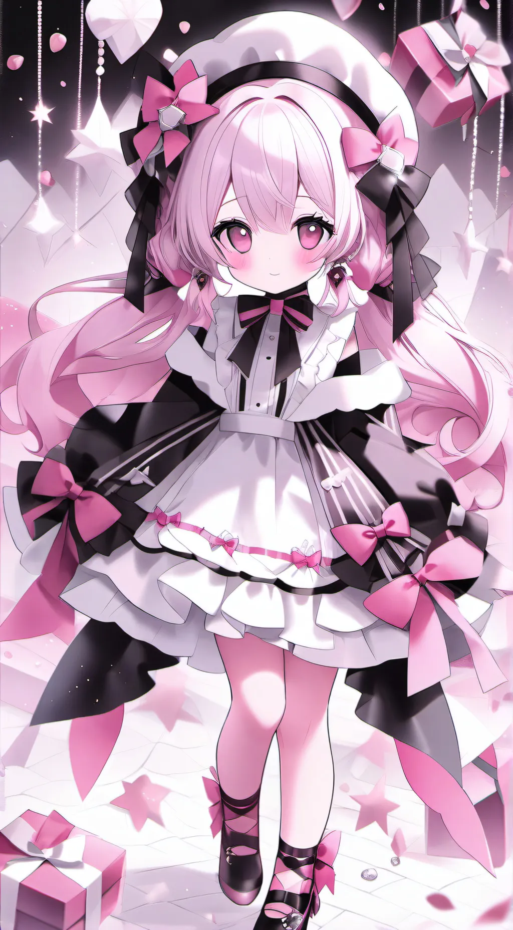 ai character: Smileing critters background