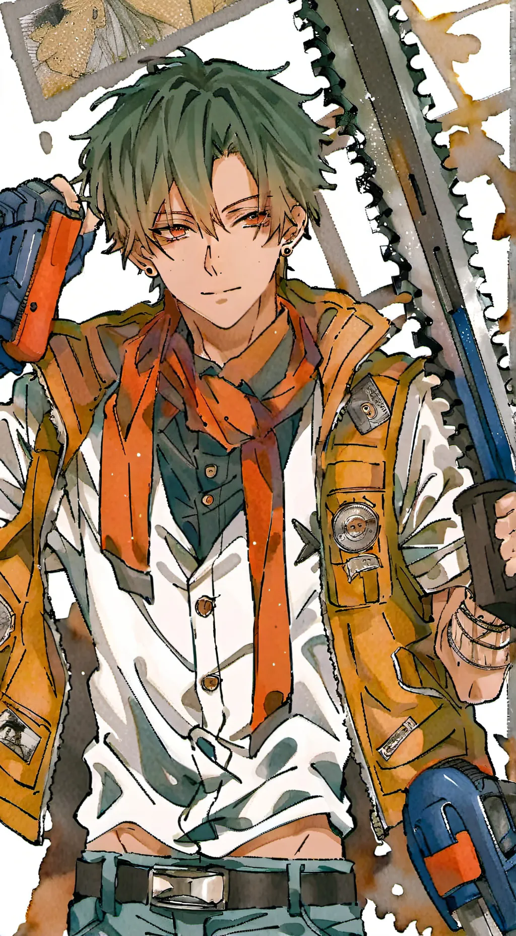 ai character: jjk and cms background