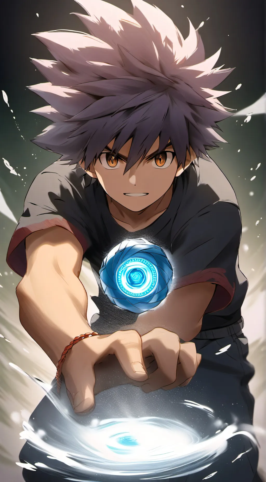 ai character: beyblad background