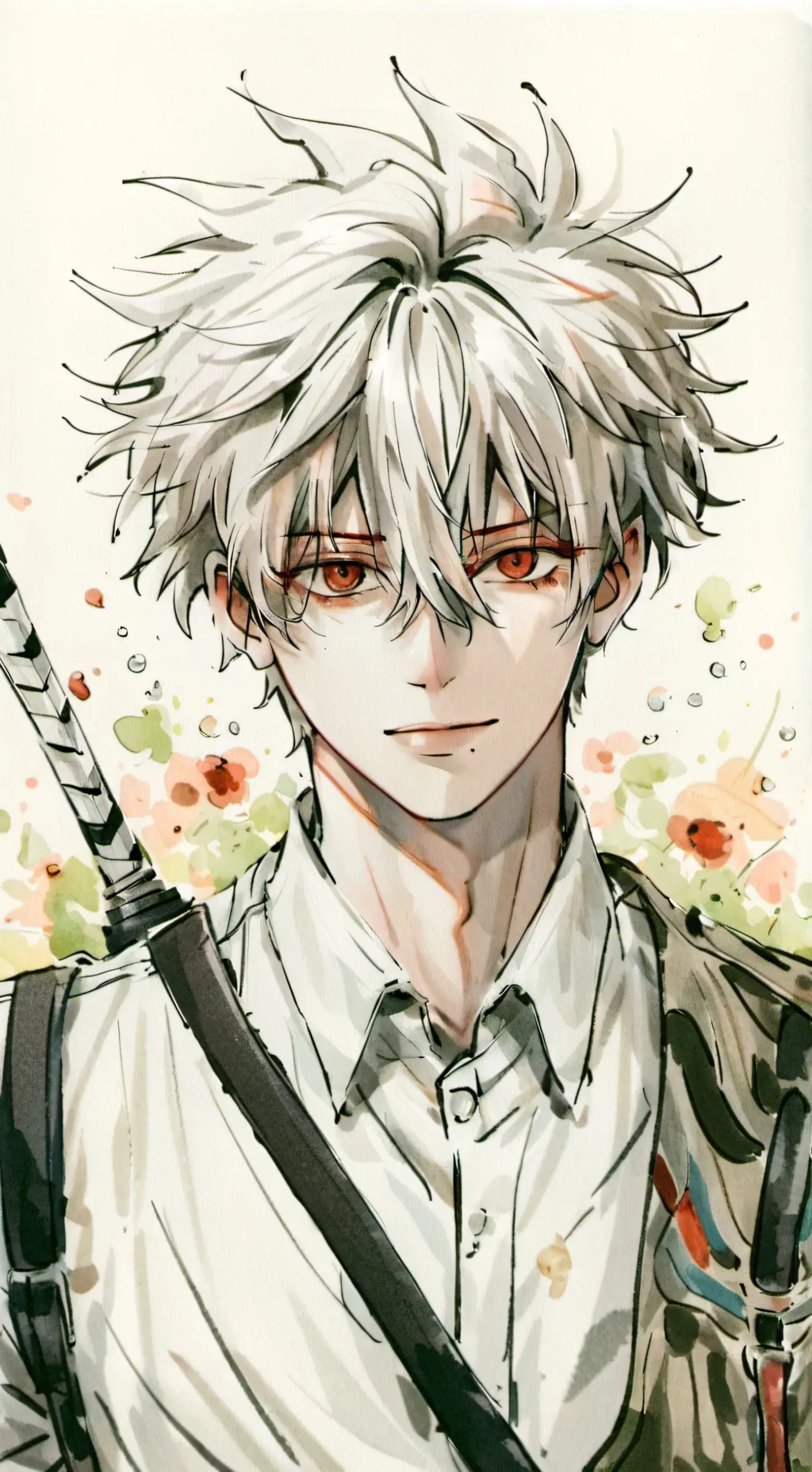 ai character: katsuki bakugo background