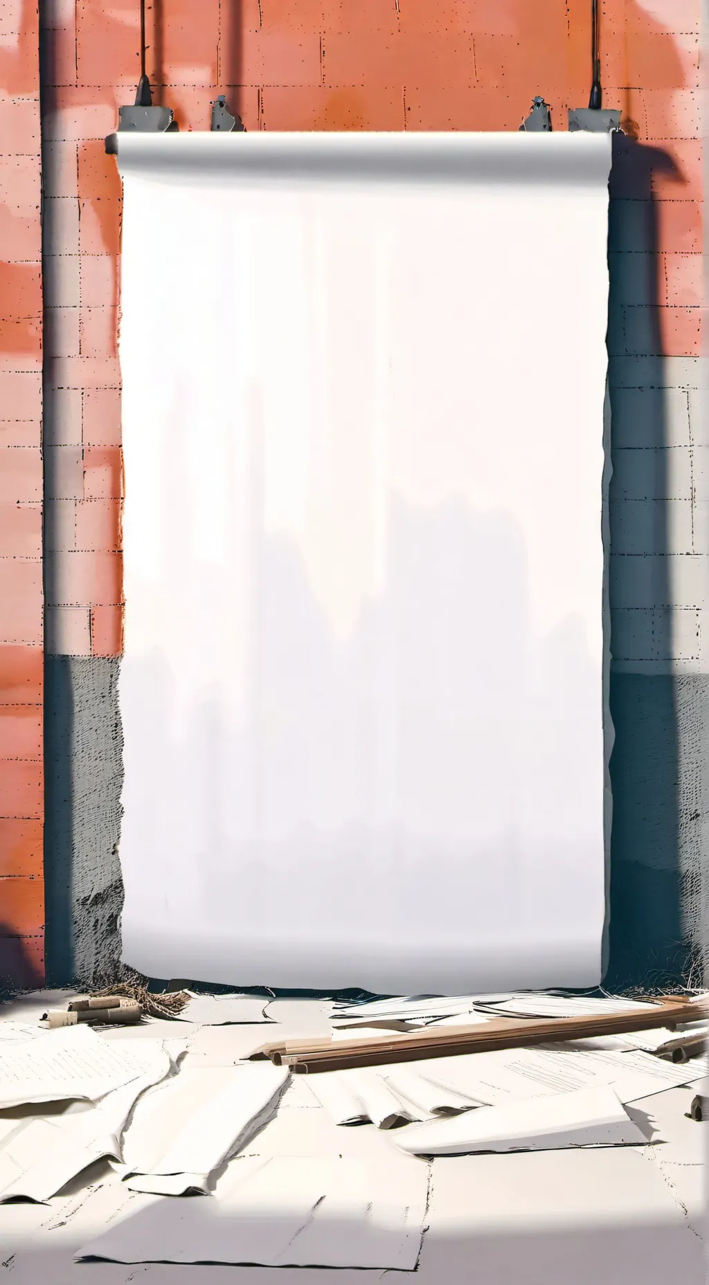 ai character: Paper background