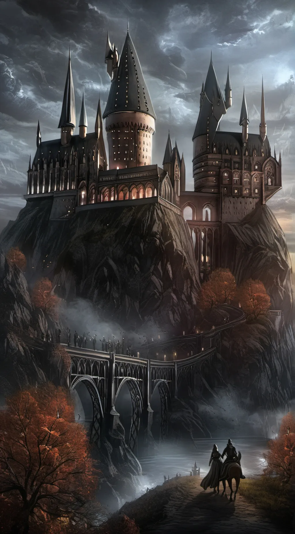 ai character: Battle of Hogwarts background