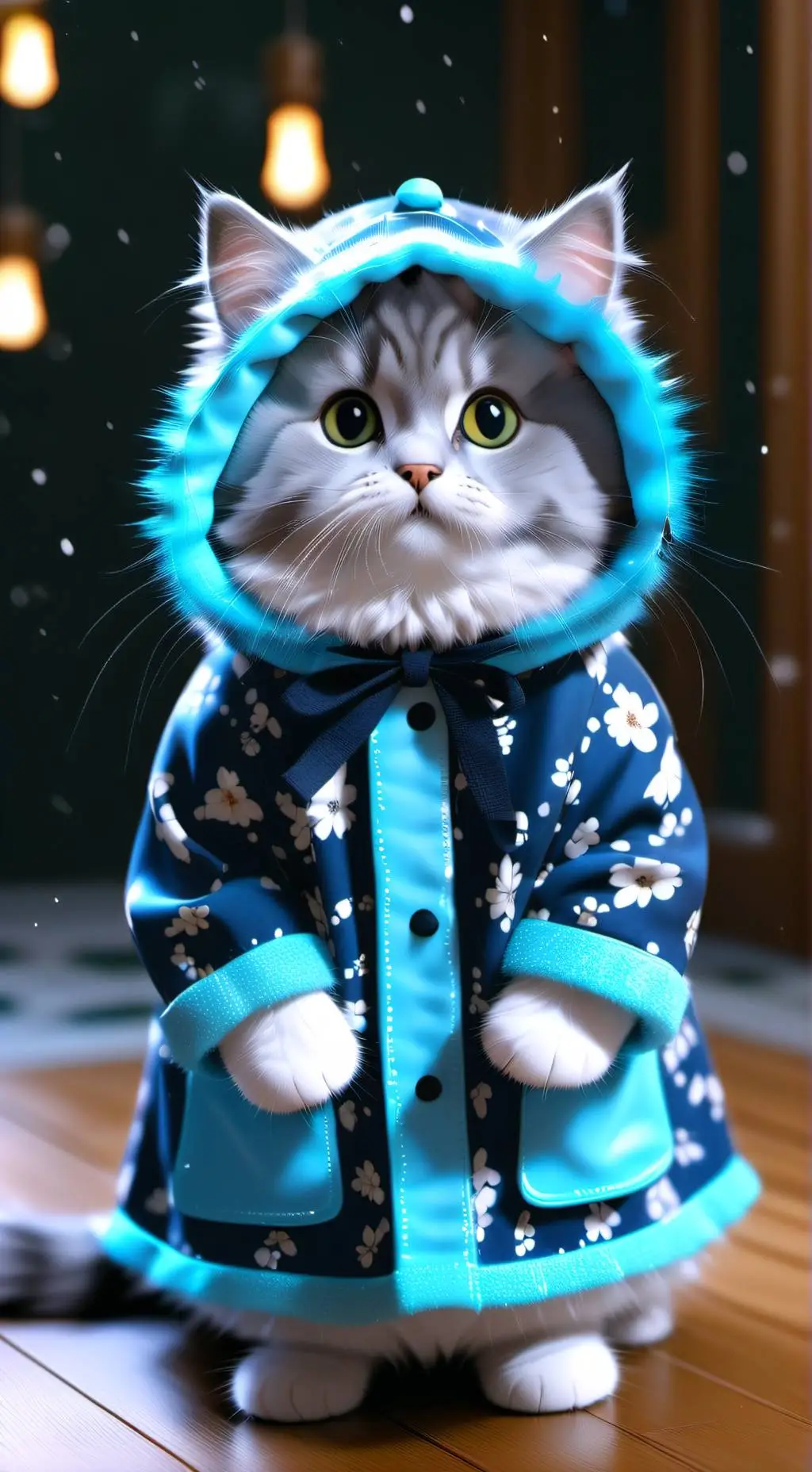 ai character: silly kitten background