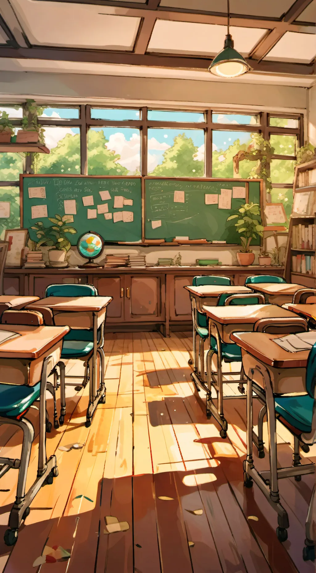 ai character: new school background