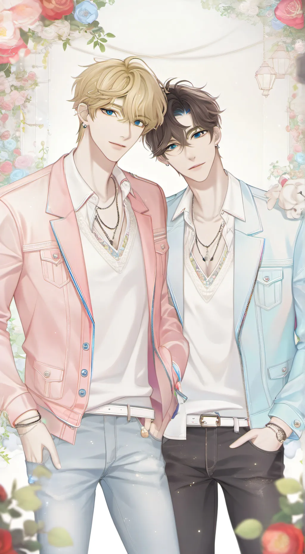 ai character: Dylan and Ryan  background