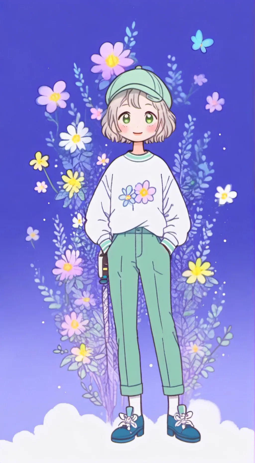 ai character: Baldi's basics background