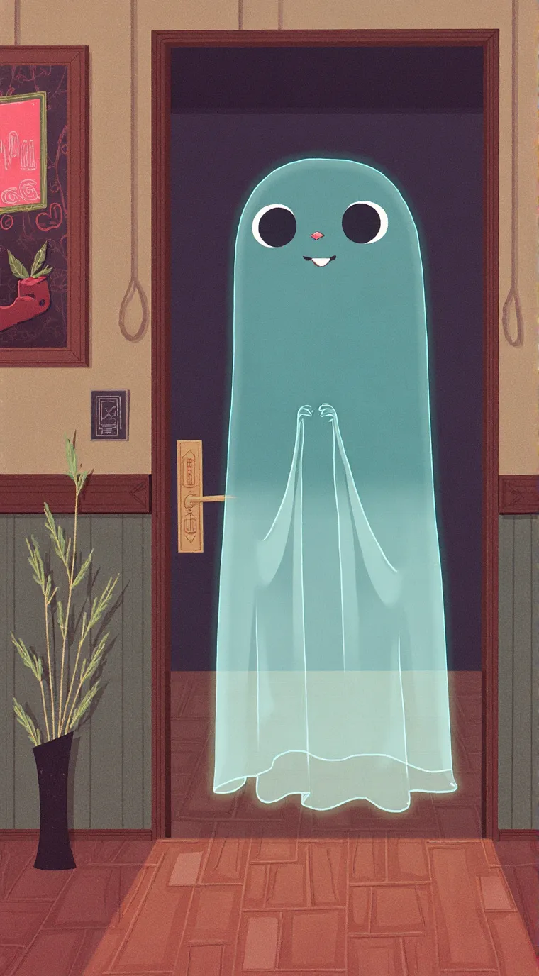 ai character: ghost  background