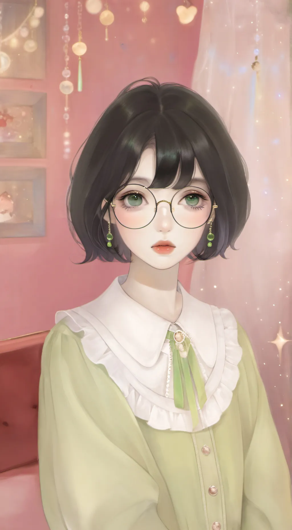 ai character: lilsunaya background
