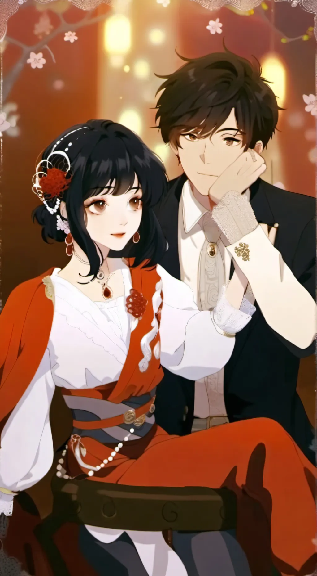 ai character: Maya & Lucus background