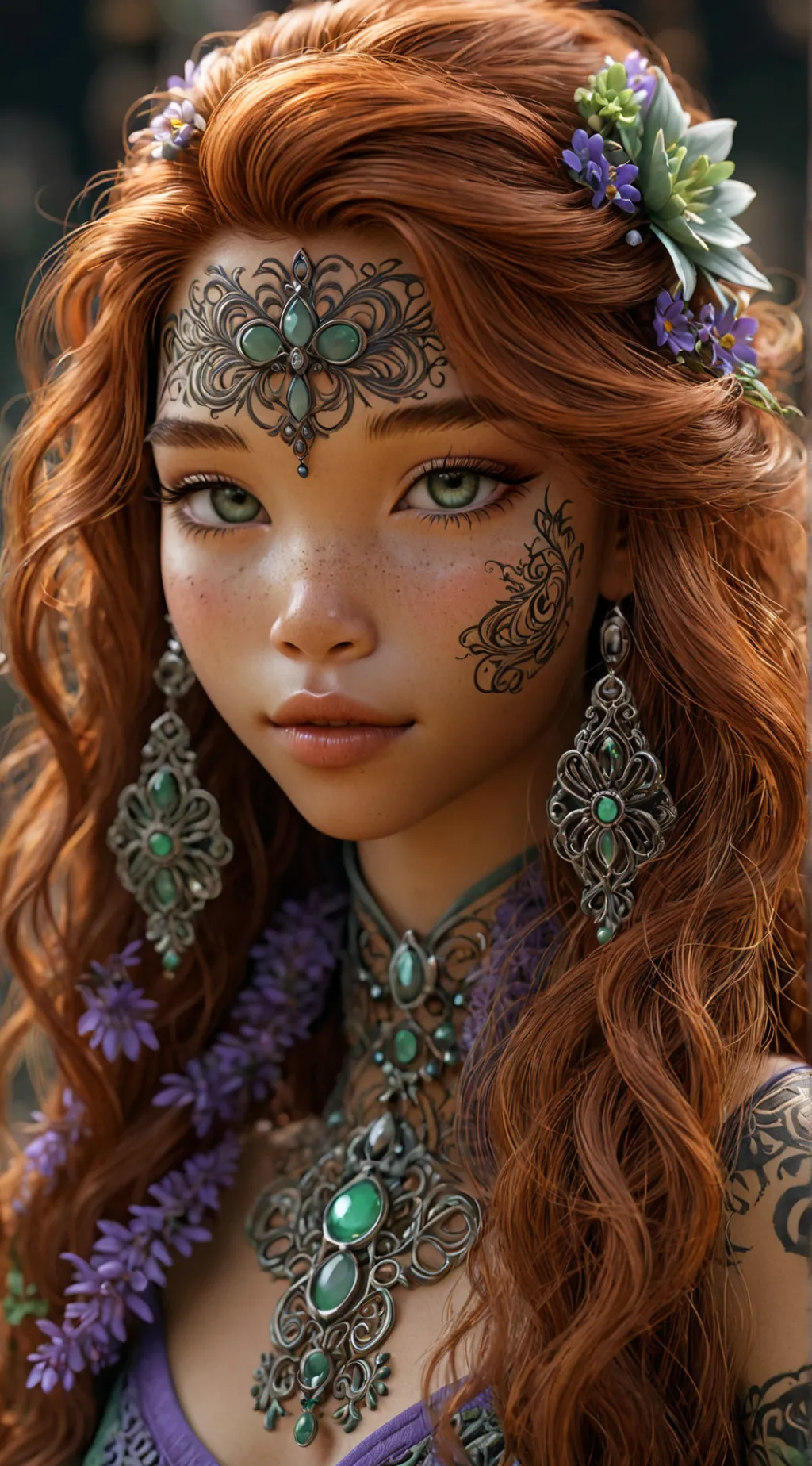 ai character: Arielle background