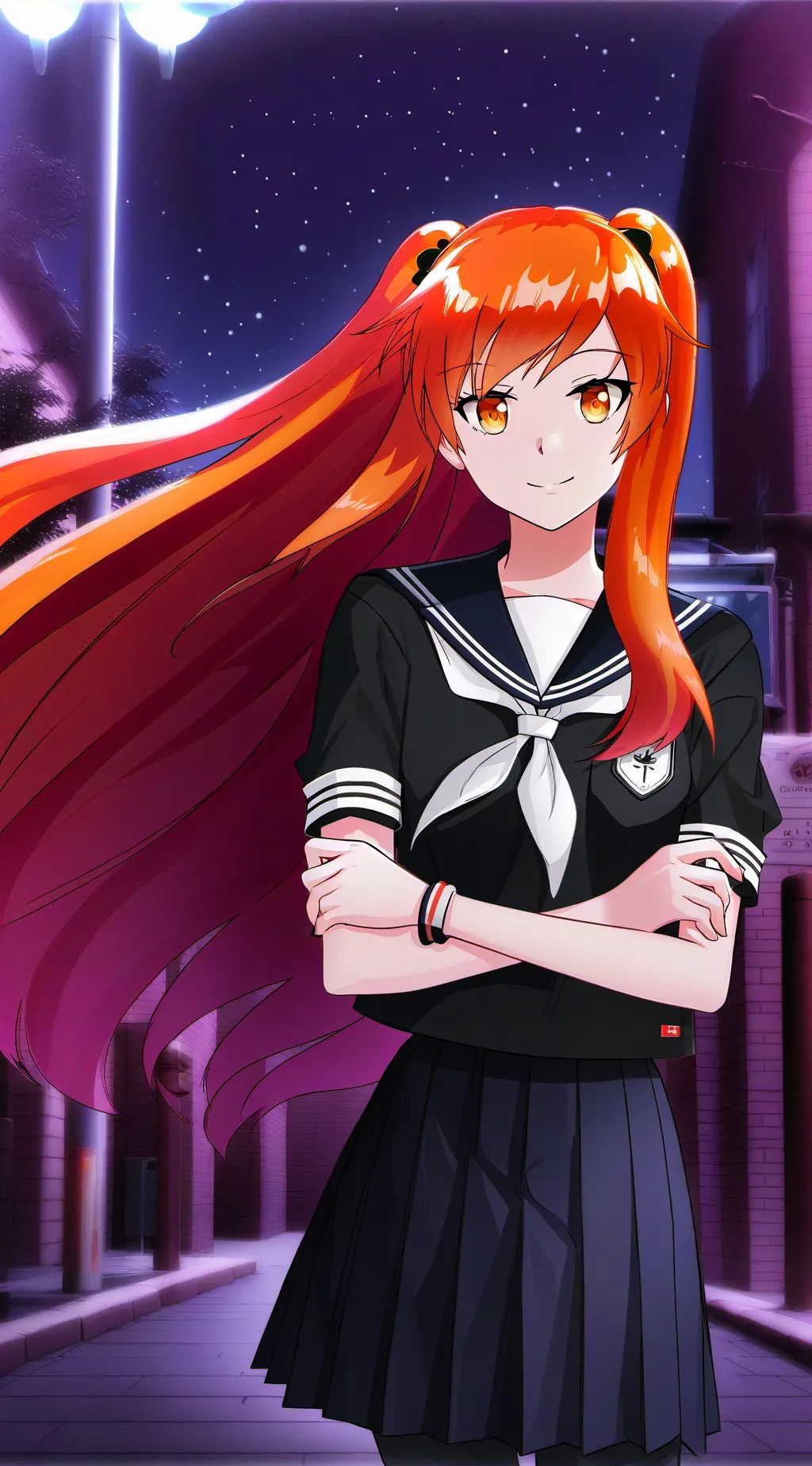 ai character: osana najimi  background