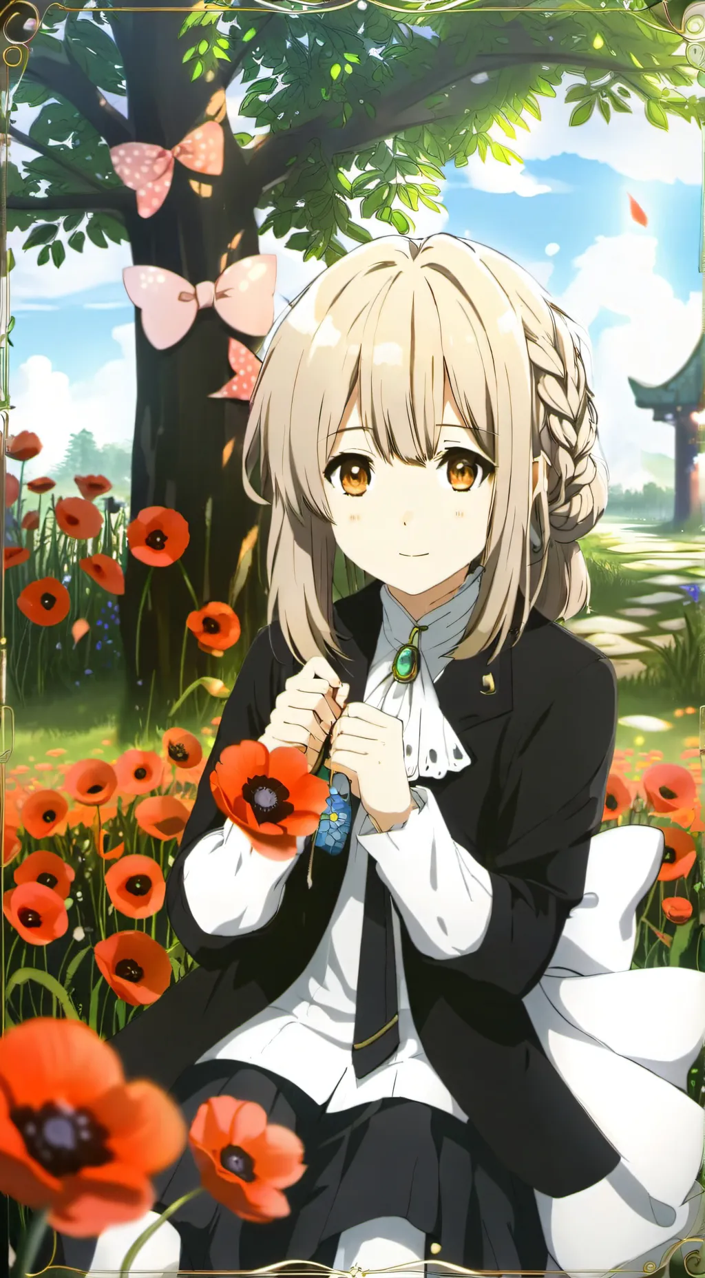 ai character: poppy playtime  background