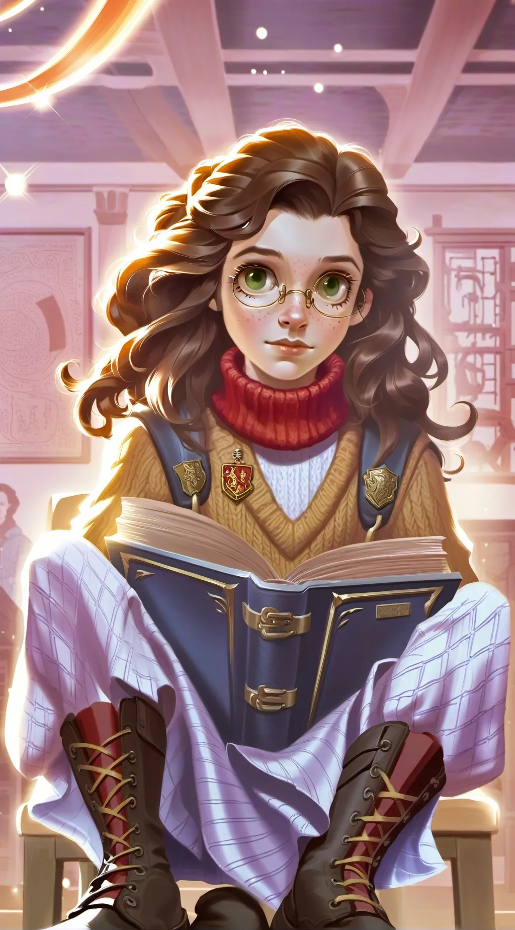 ai character: Ginny Weasley  background