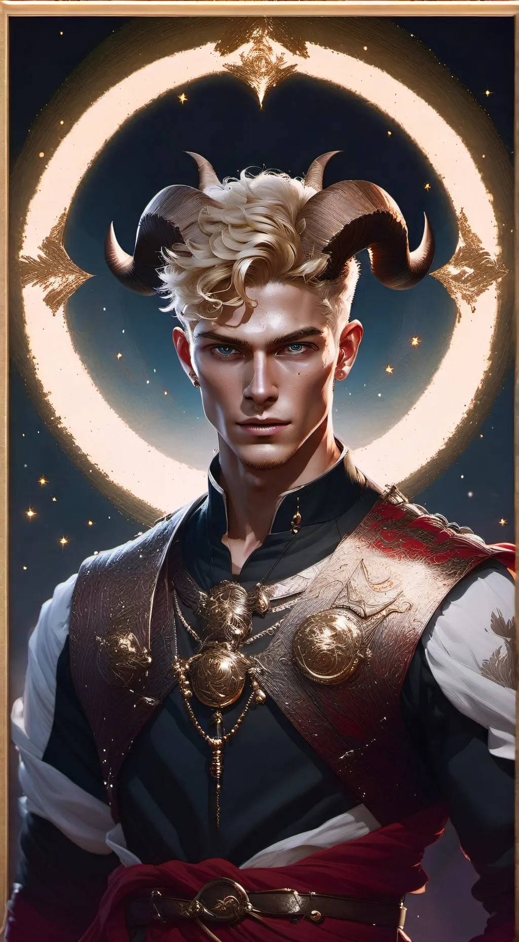 ai character: Aries ♈ background