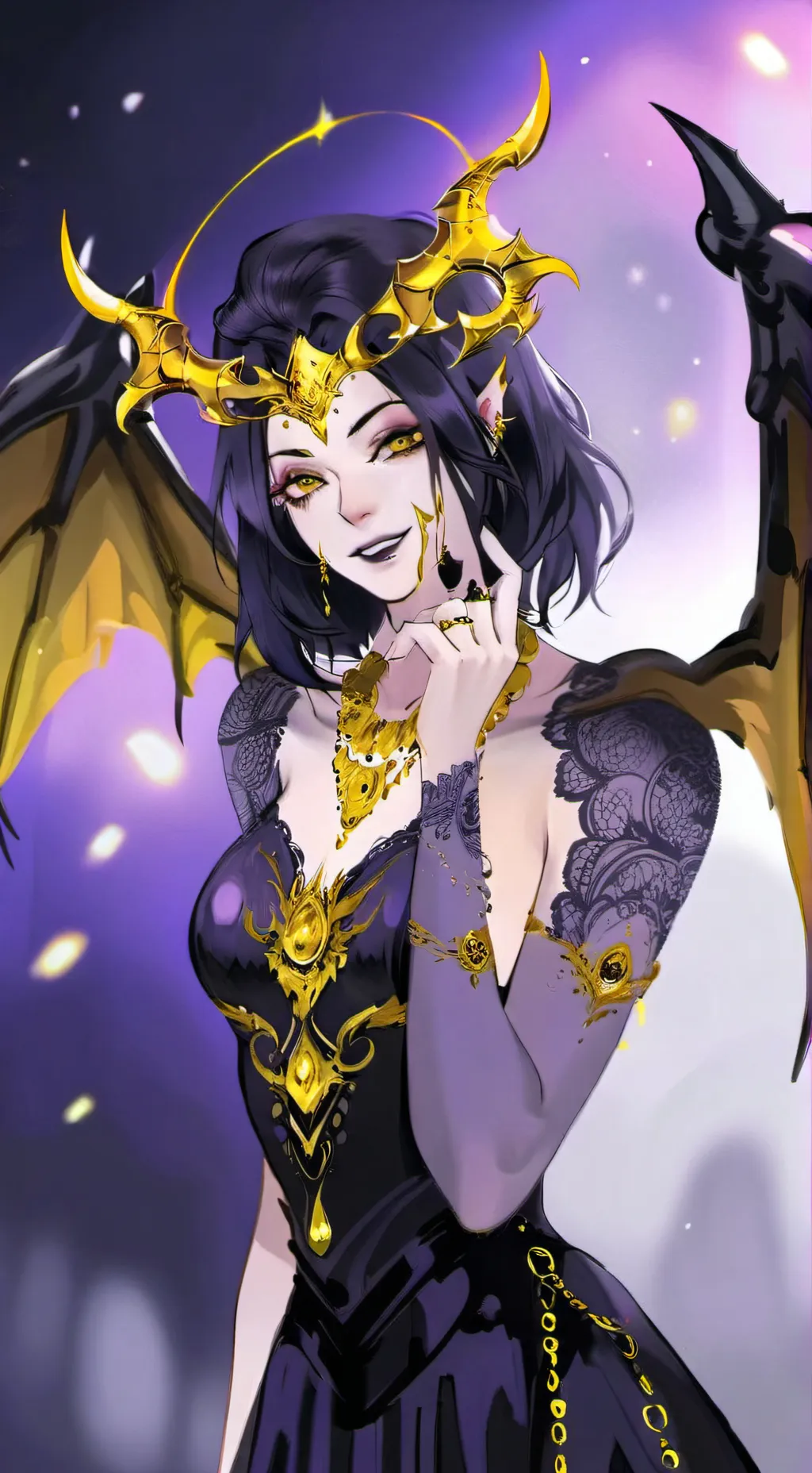 ai character: Lilithmon background