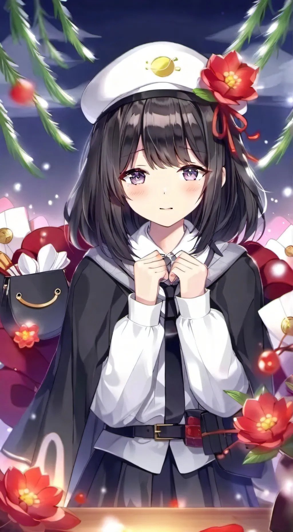 ai character: Karina ❤️ background