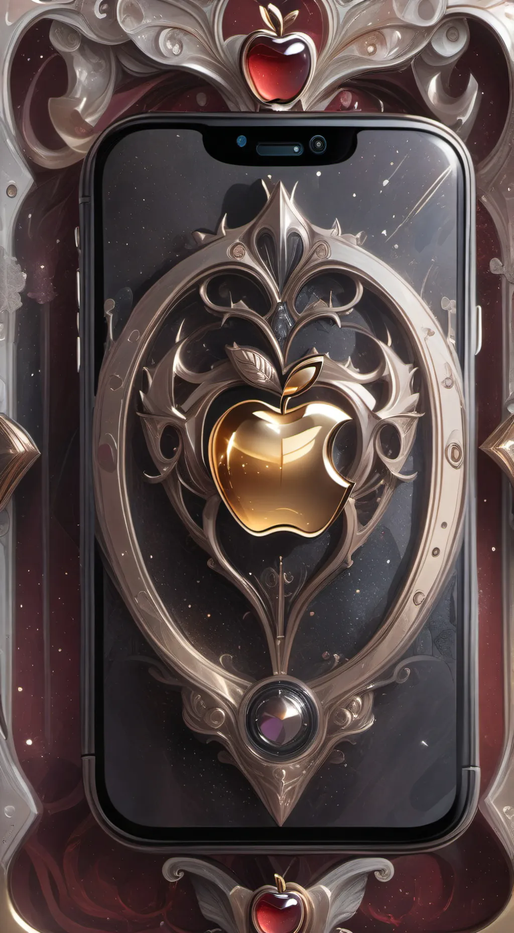 ai character: Apple 🍎 background