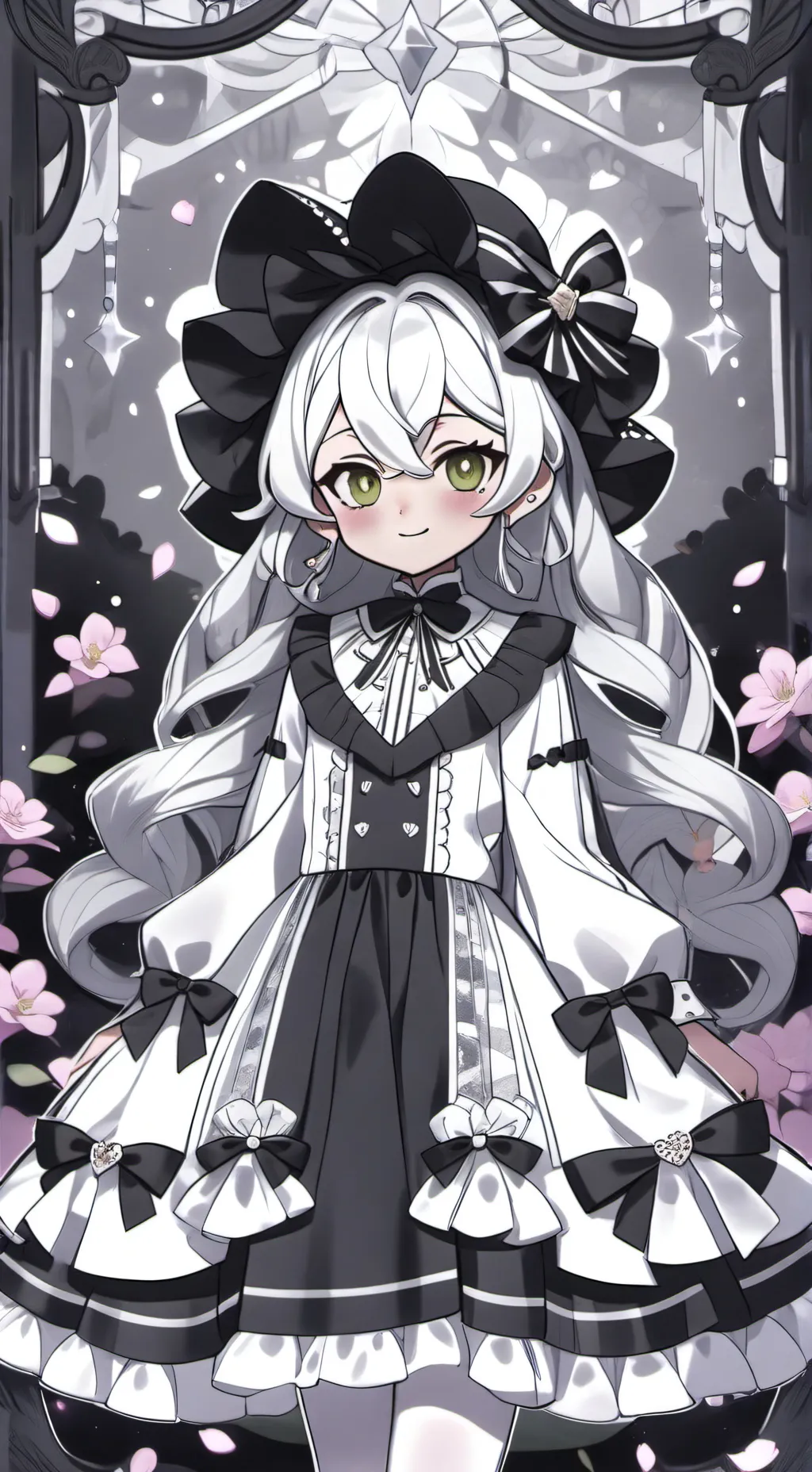 ai character: smiling criters background