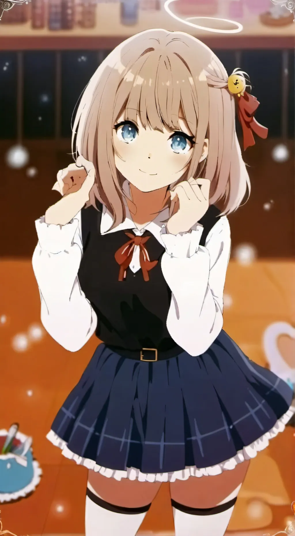 ai character: Rose background