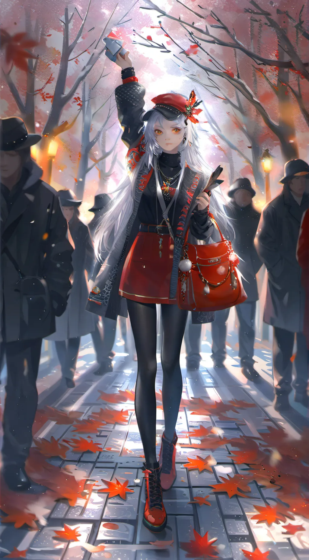 ai character: Luna 🖤⭐ background