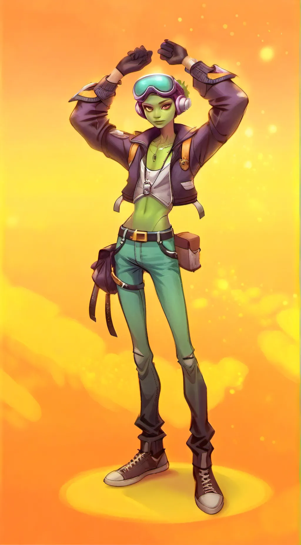 ai character: Гера background