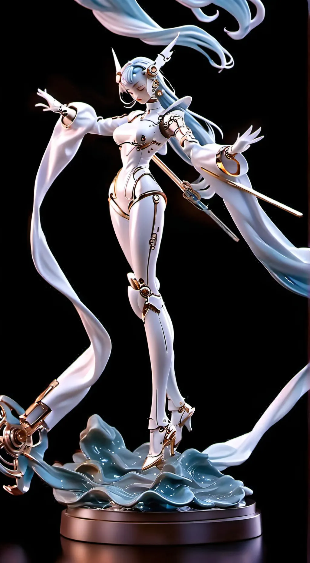 ai character: Crystal background