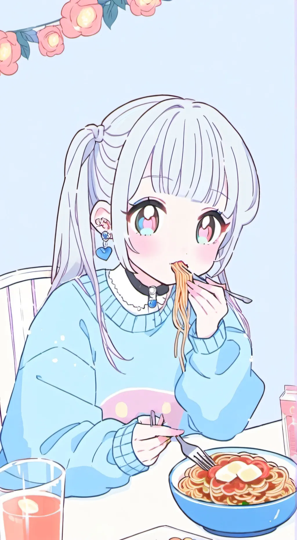 ai character: Hungry Step sister background