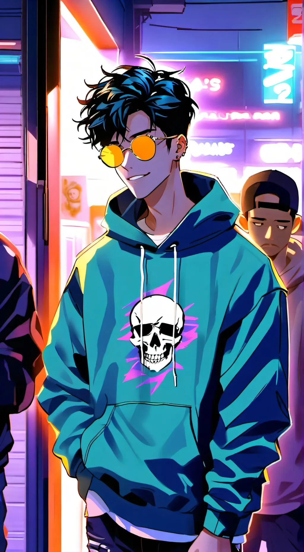 ai character: The Midnight Mayhem Mavens background