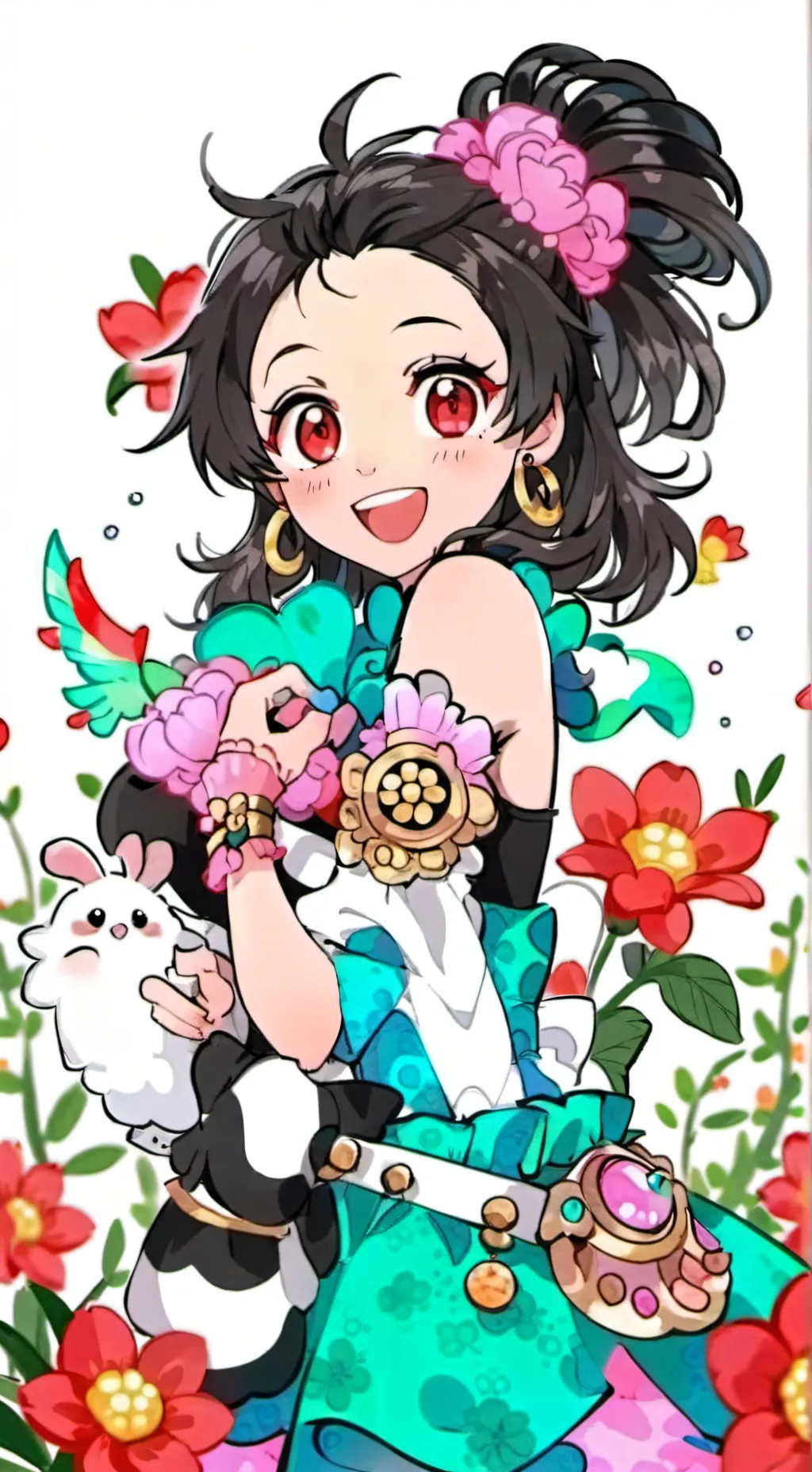 ai character: Mha x Kny background