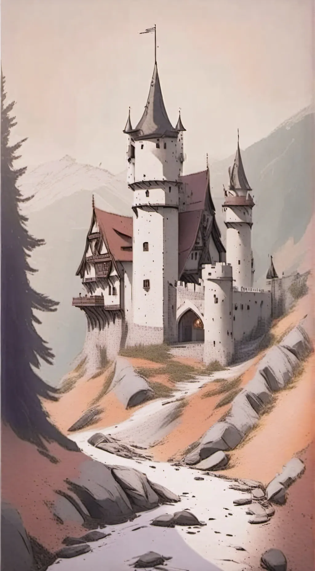 ai character: Hogwarts  background