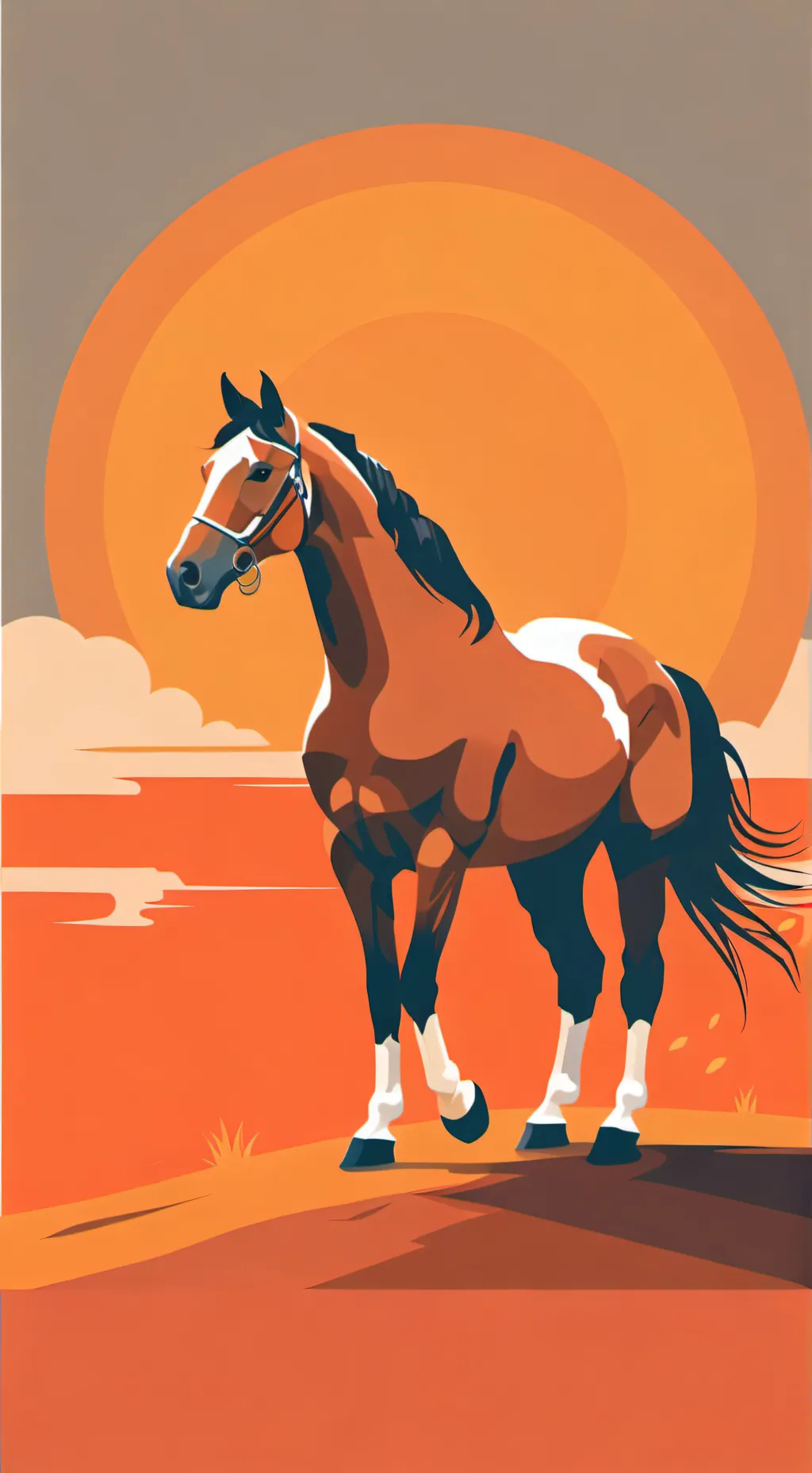 ai character: BoJack  background