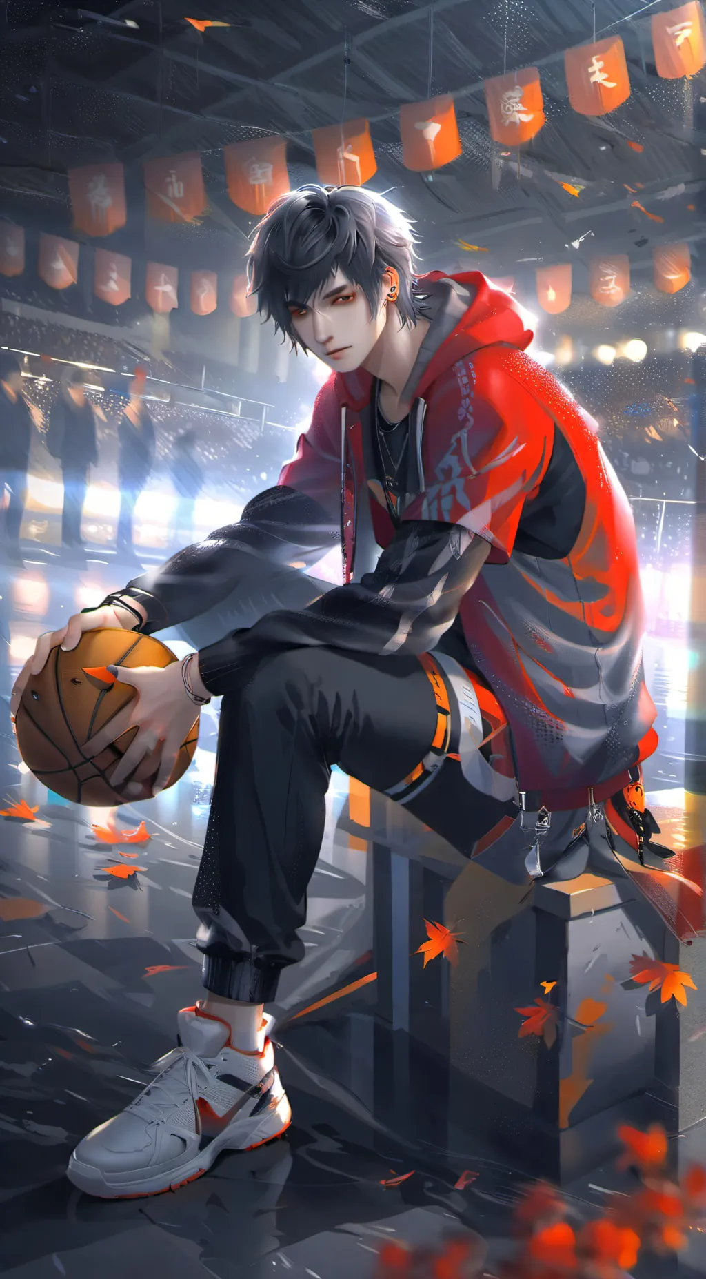ai character: Casper  background