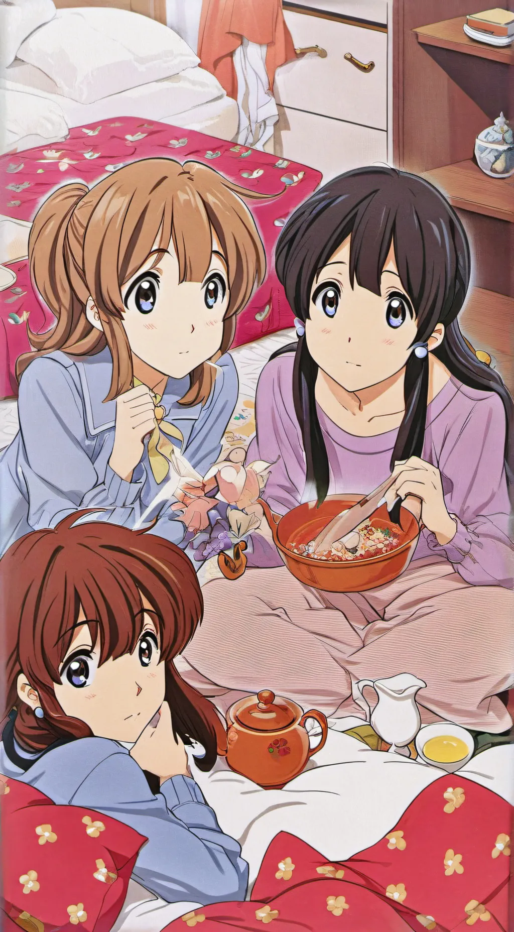 ai character: Sleepover  background