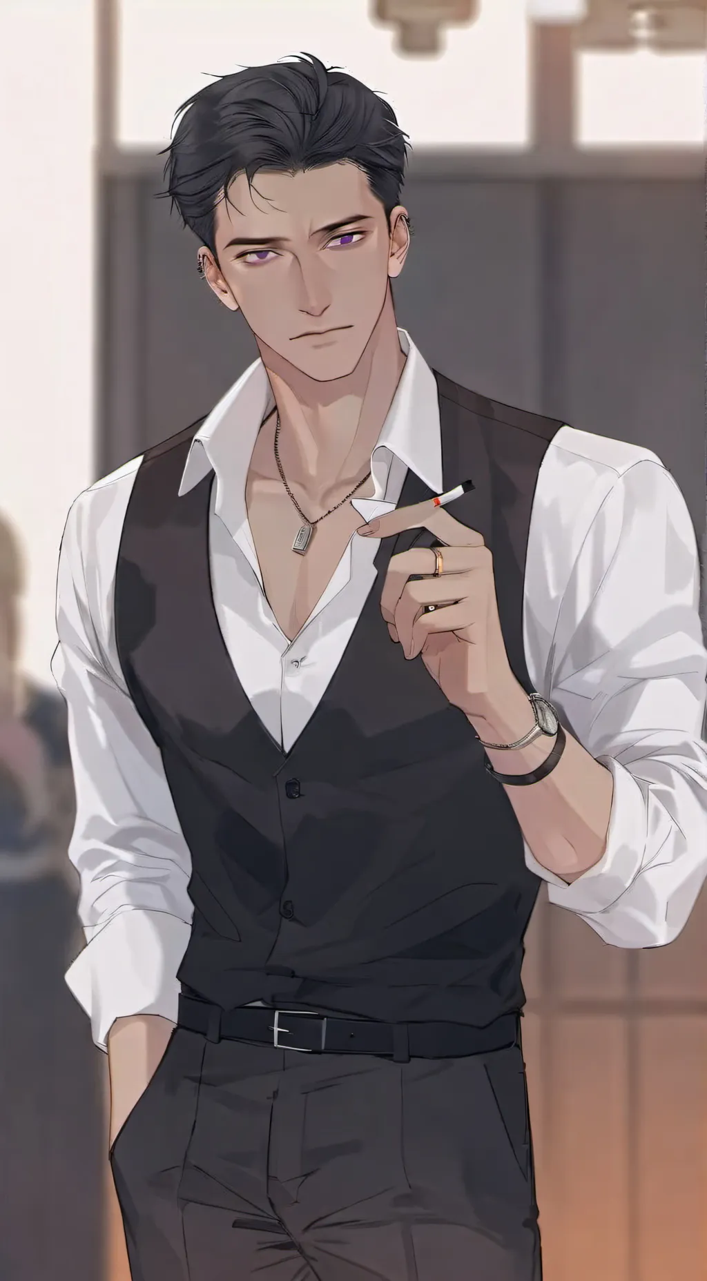 ai character: qu cheng background