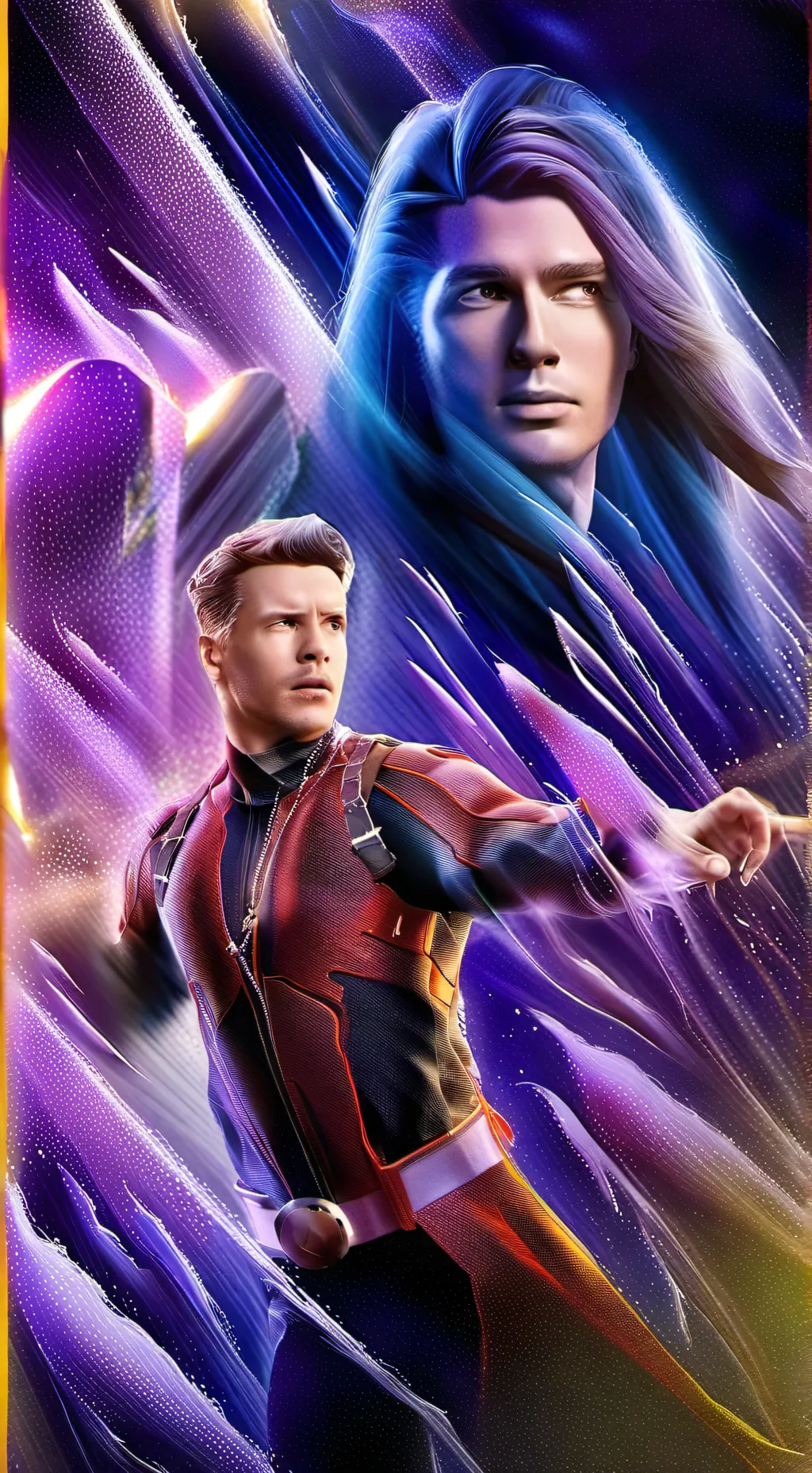 ai character: Captain America  background