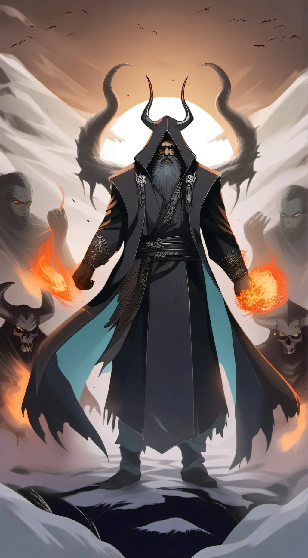ai character: Deamon Hunter background