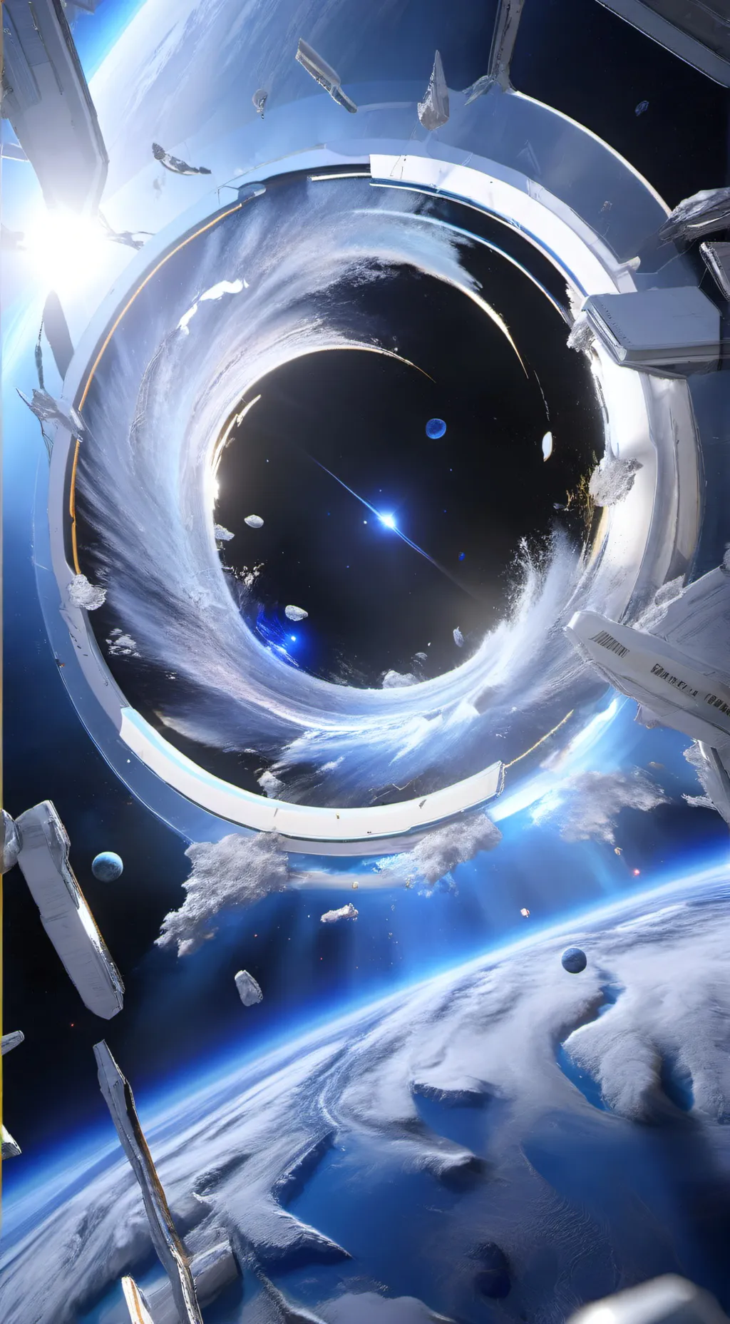 ai character: universe collapse background
