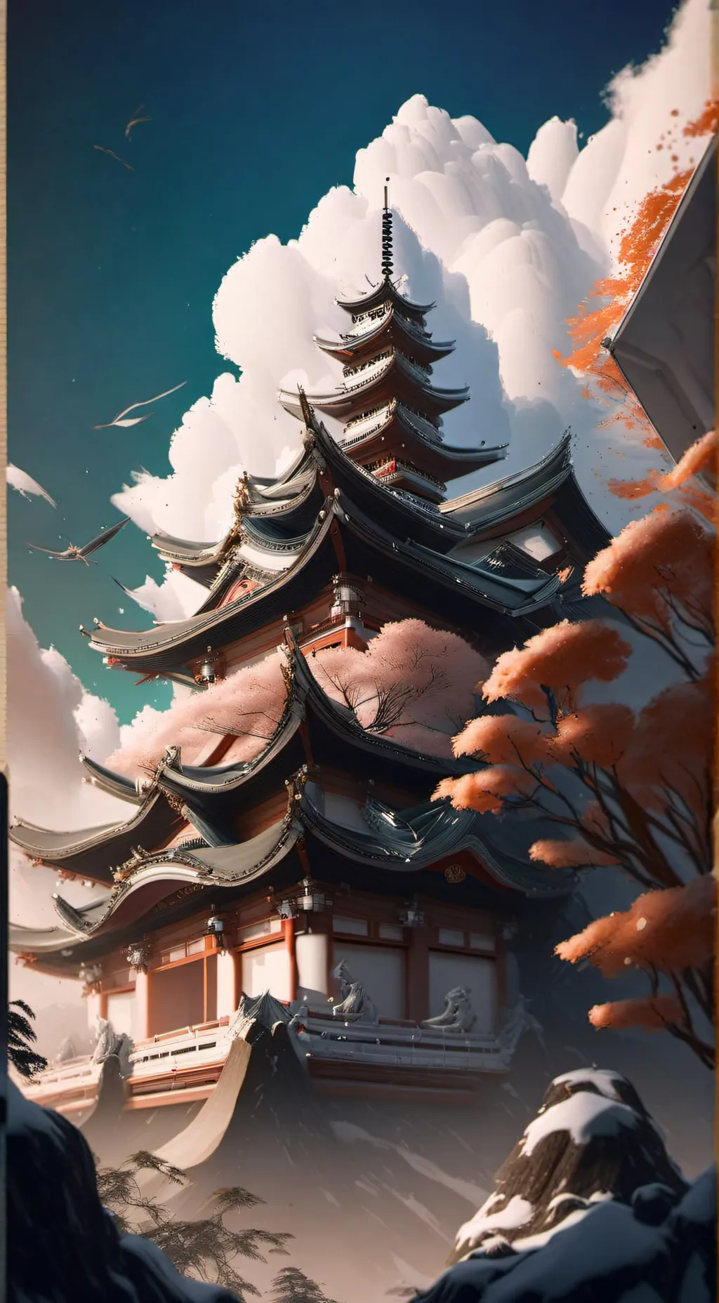 ai character: Goh and ash background