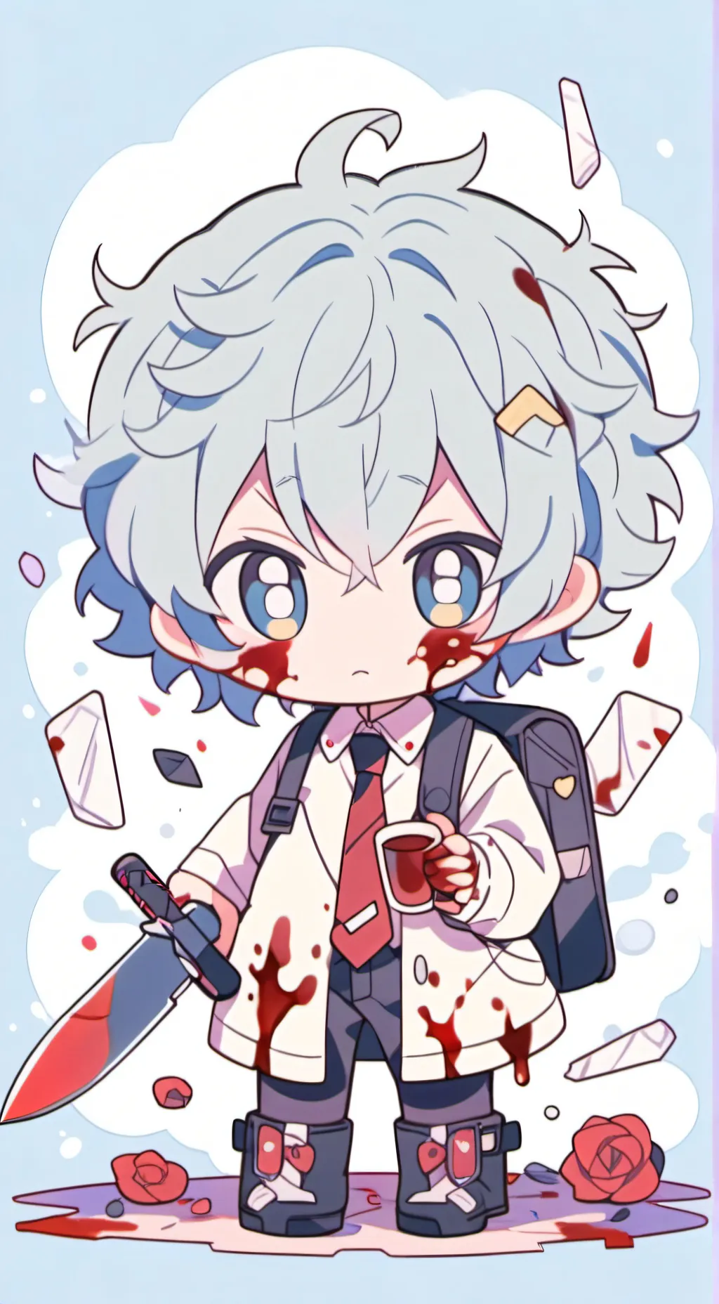 ai character: yandere hotel background