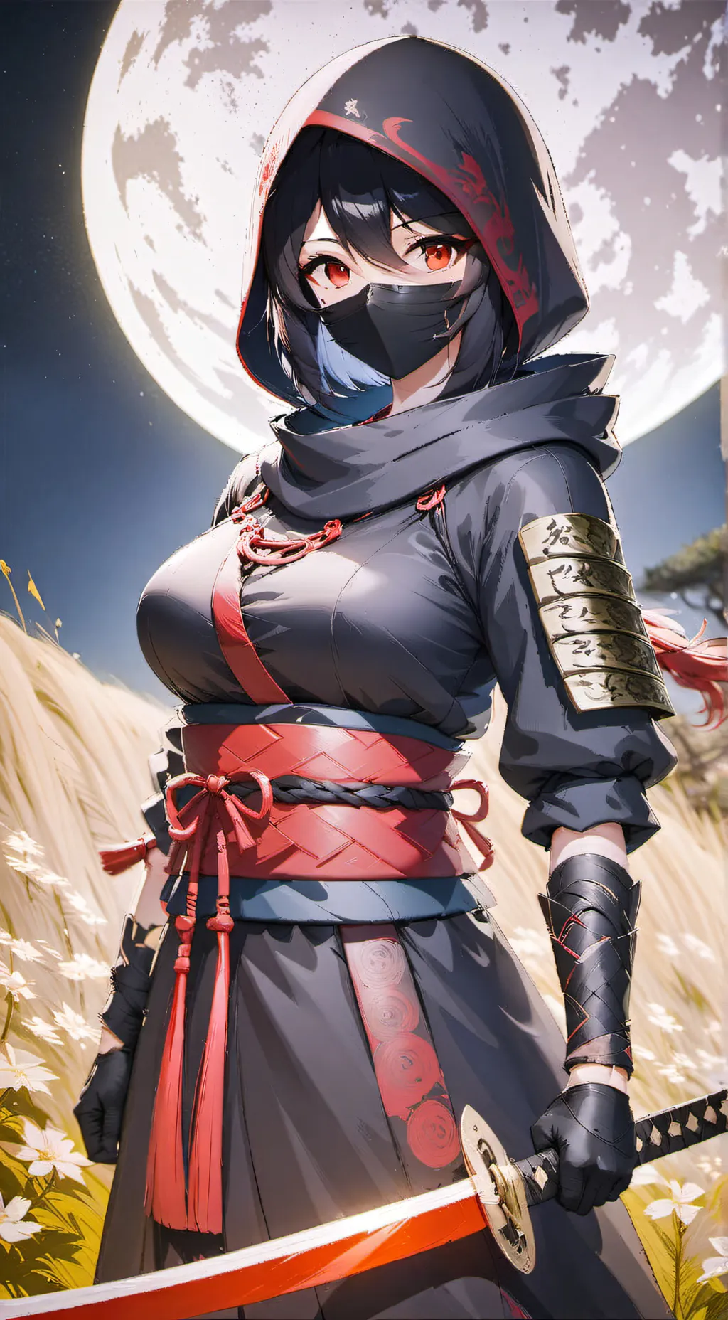 ai character: Saya Shuriken background